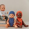 Knitted Doll Outfit 32 Cm –rompers & Bonnet