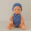 Knitted Doll Outfit 32cm –rompers & Beanie Hat