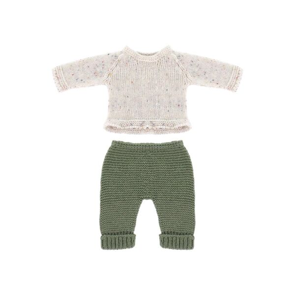 Knitted Doll Outfit 32cm – Sweater & Trousers