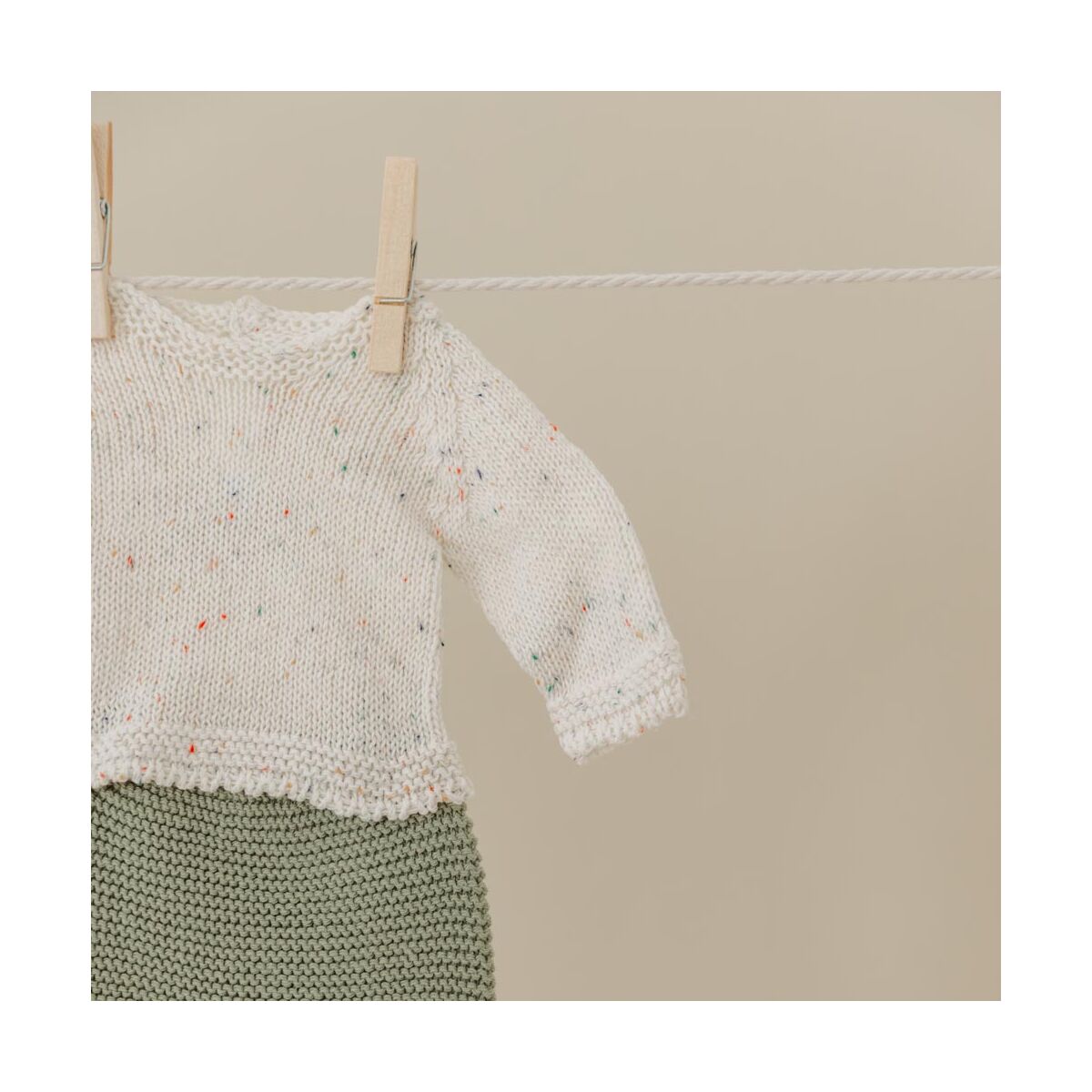 Knitted Doll Outfit 32cm – Sweater & Trousers