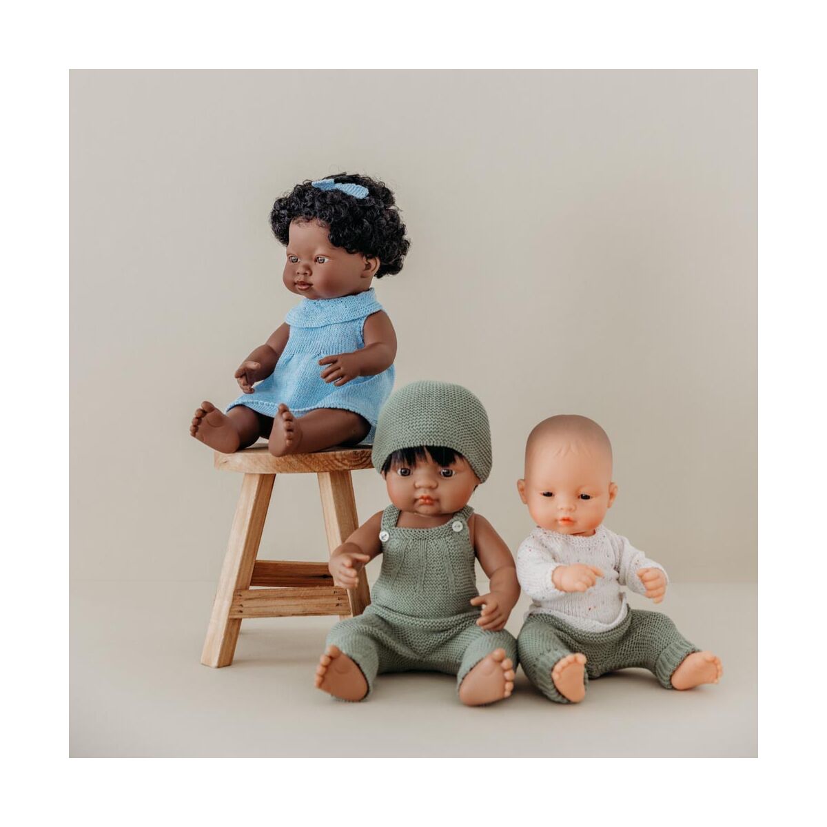 Knitted Doll Outfit 32cm – Sweater & Trousers