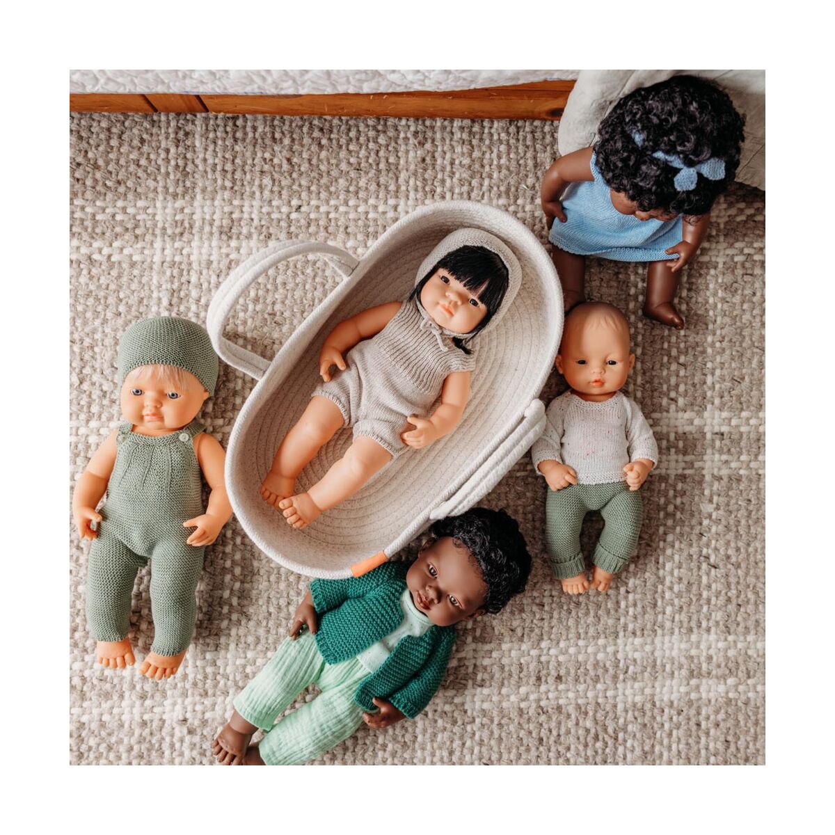 Knitted Doll Outfit 32cm – Sweater & Trousers