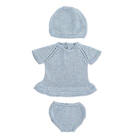 Knitted Pajama 40cm - White Color
