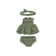 Knitted Doll Outfit 21cm- Dress&headband