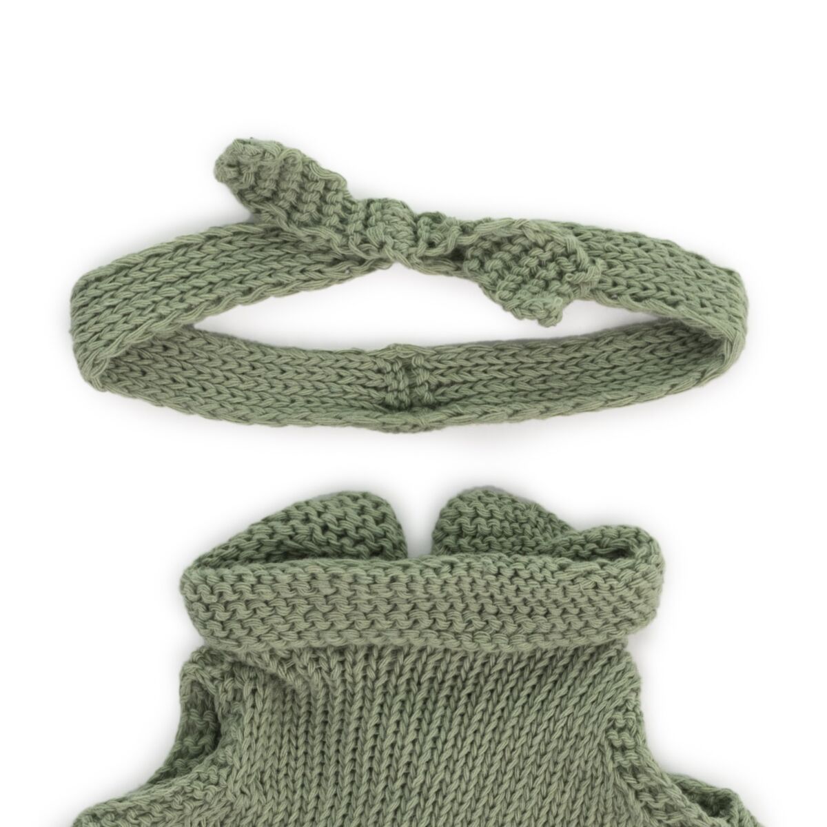 Knitted Doll Outfit 21cm- Dress&headband
