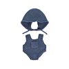 Knitted Doll Outfit 21cm - Rompers&hood