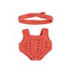 Knitted Doll Outfit 21cm - Rompers&headband