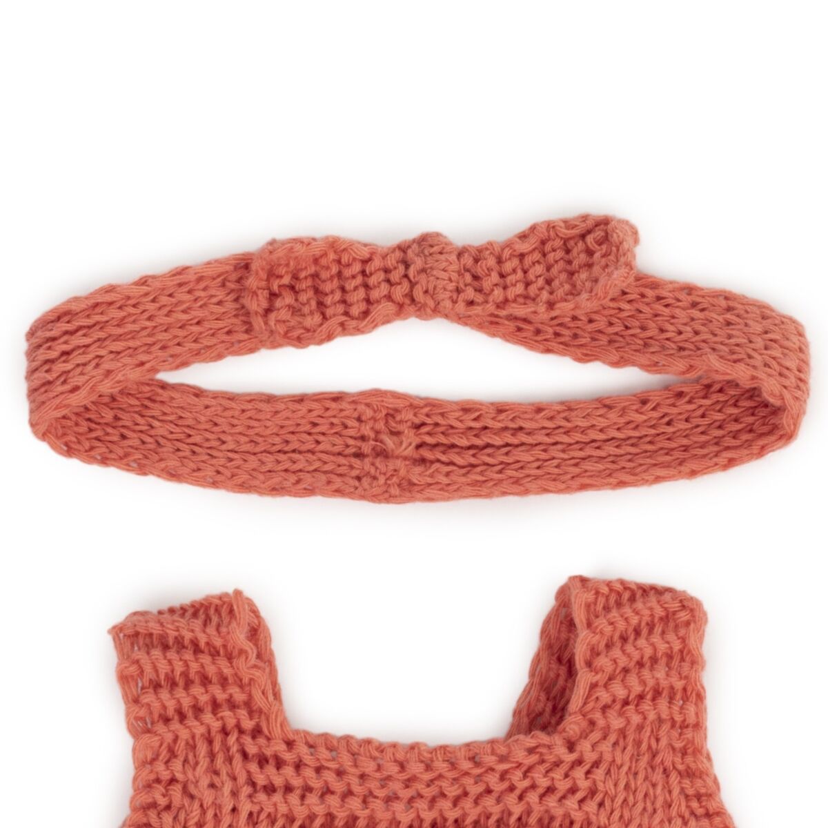 Knitted Doll Outfit 21cm - Rompers&headband