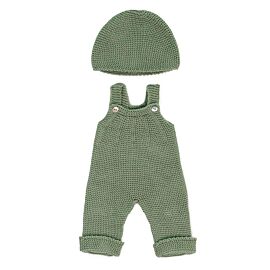 Knitted Doll Outfit 32 Cm –rompers & Bonnet