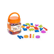 Translucent Lowercase Letters 76 Pcs
