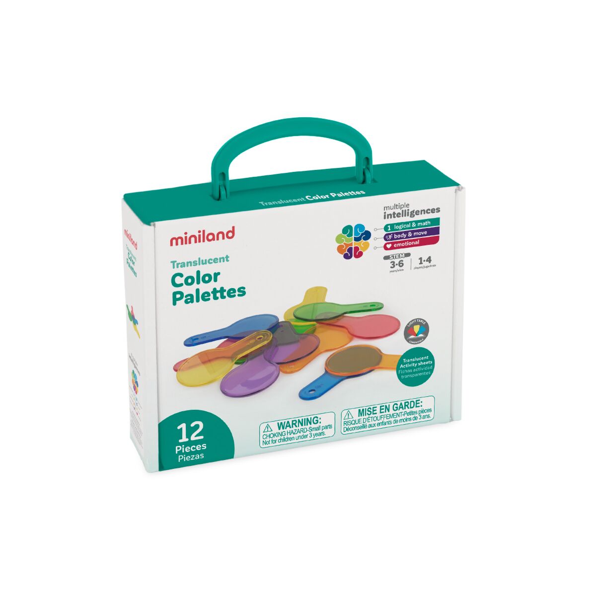Translucent Color Palettes 12 Pcs
