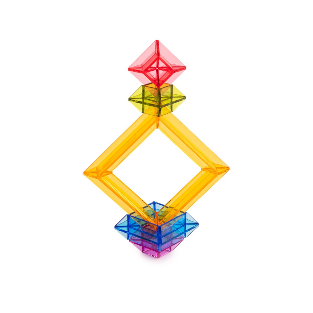 Translucent Stacking Pyramids 25 Pcs