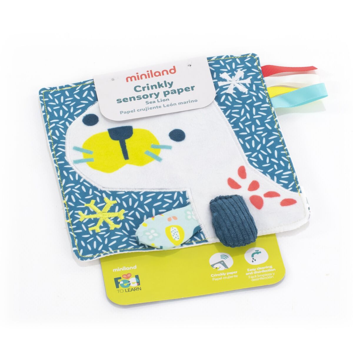 Feel To Learn: Crinkly Sensory Paper Sea Lion