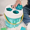 Feel To Learn: Turquoise Shape Sorting Bucket