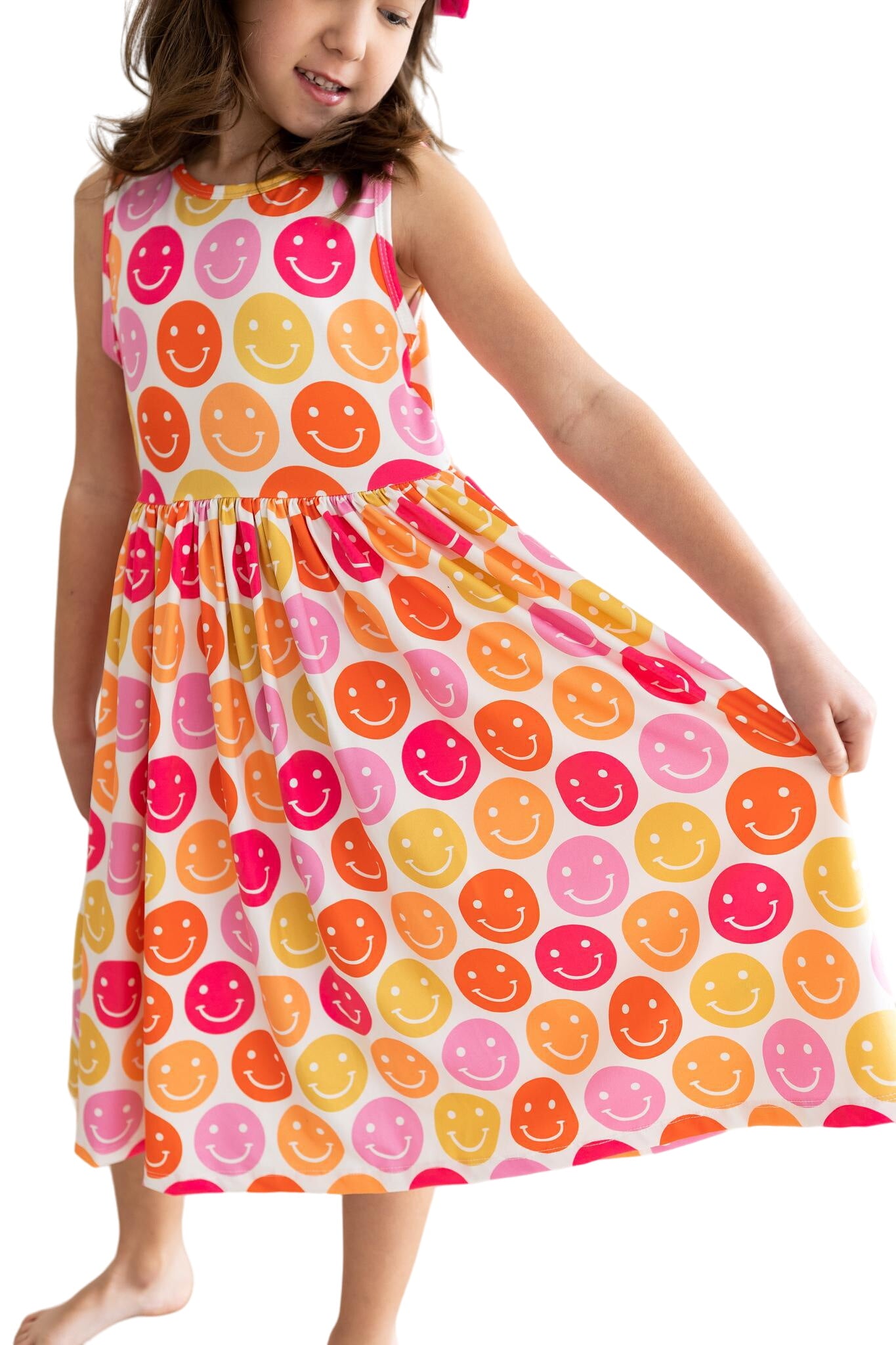 Don't Worry, Be Hippy Tank Twirl Dress