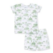 Golf Toile Green - Loungewear Short Set