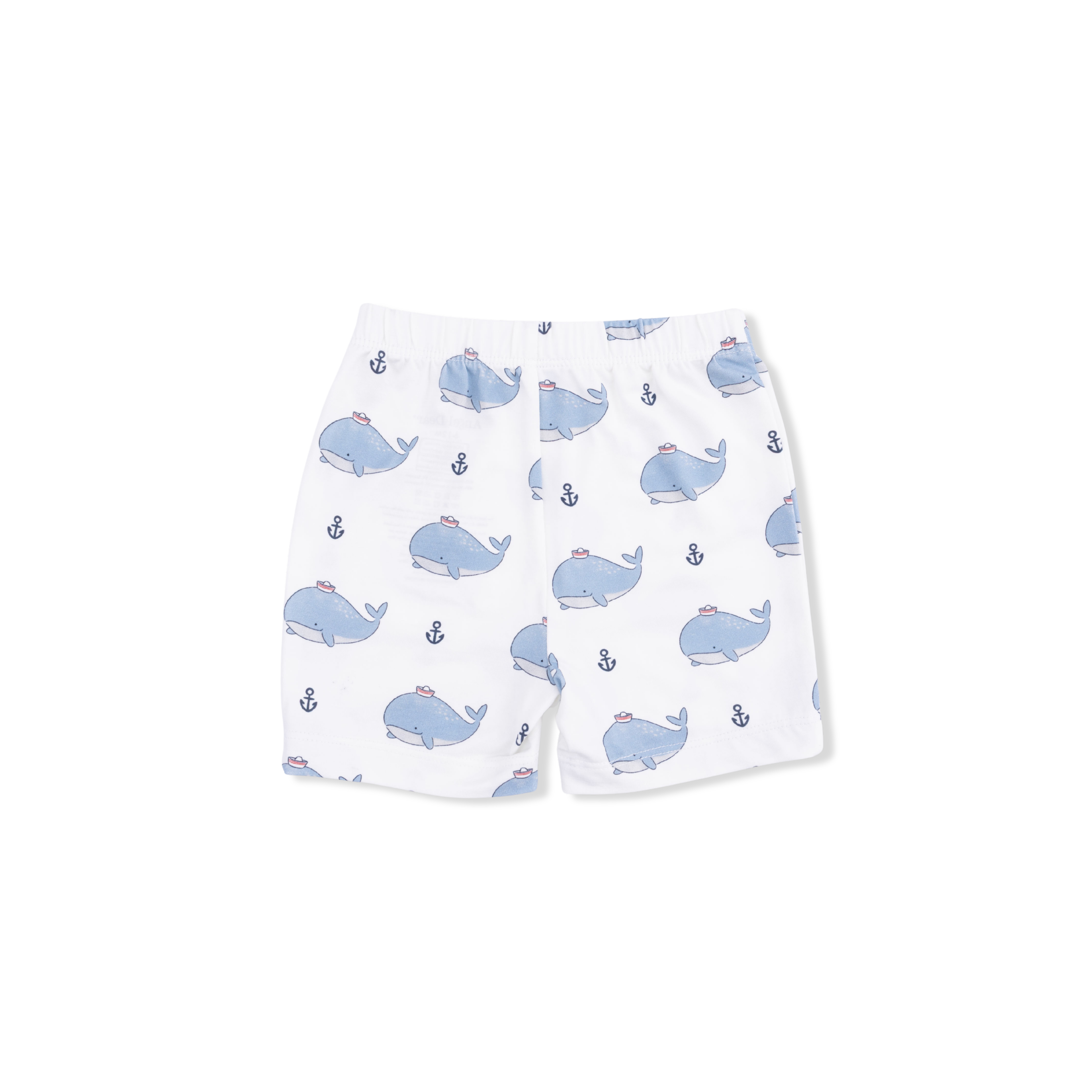Bubbly Sailor Whales Blue - Loungewear Short Set