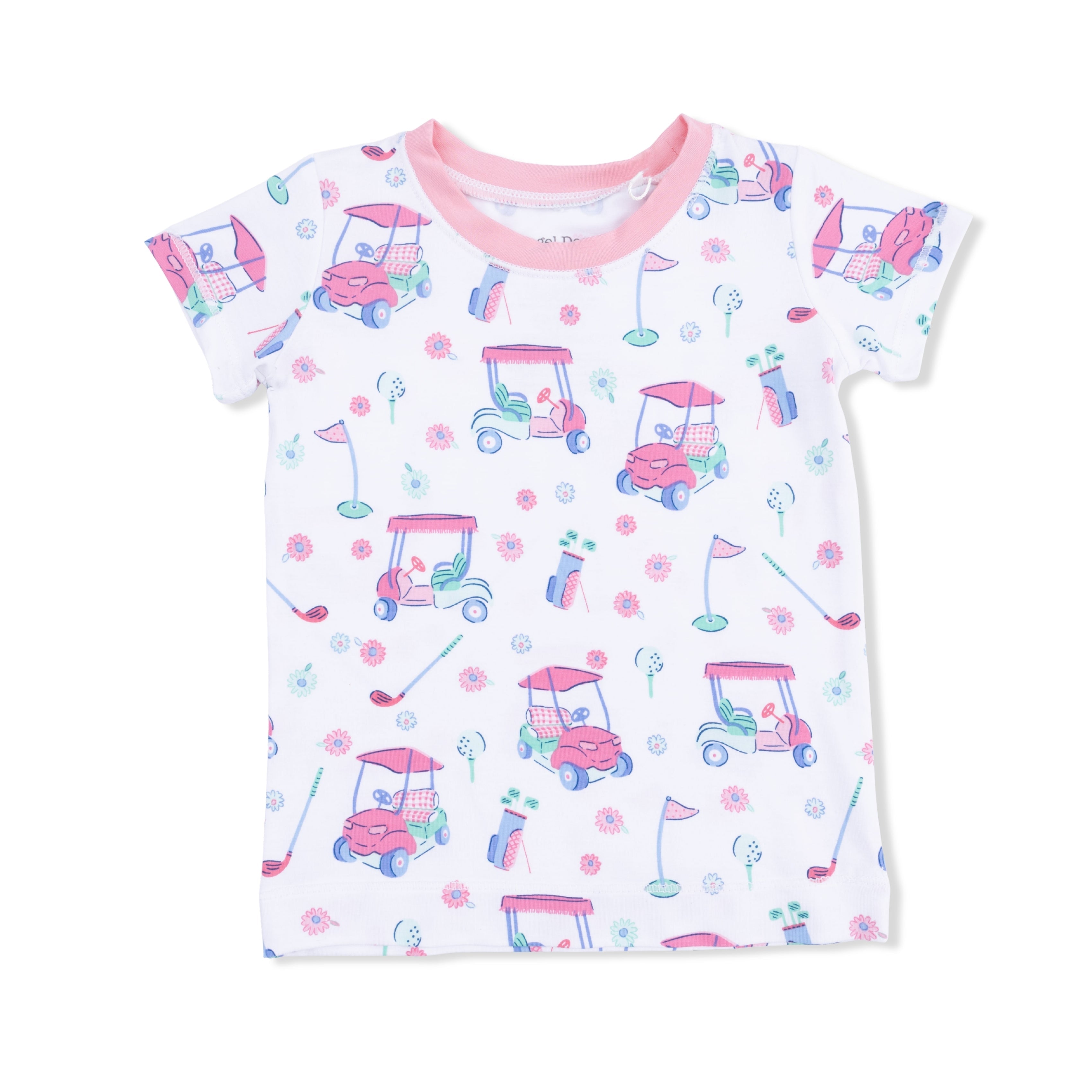 Golf Carts And Flowers - Loungewear Short Set