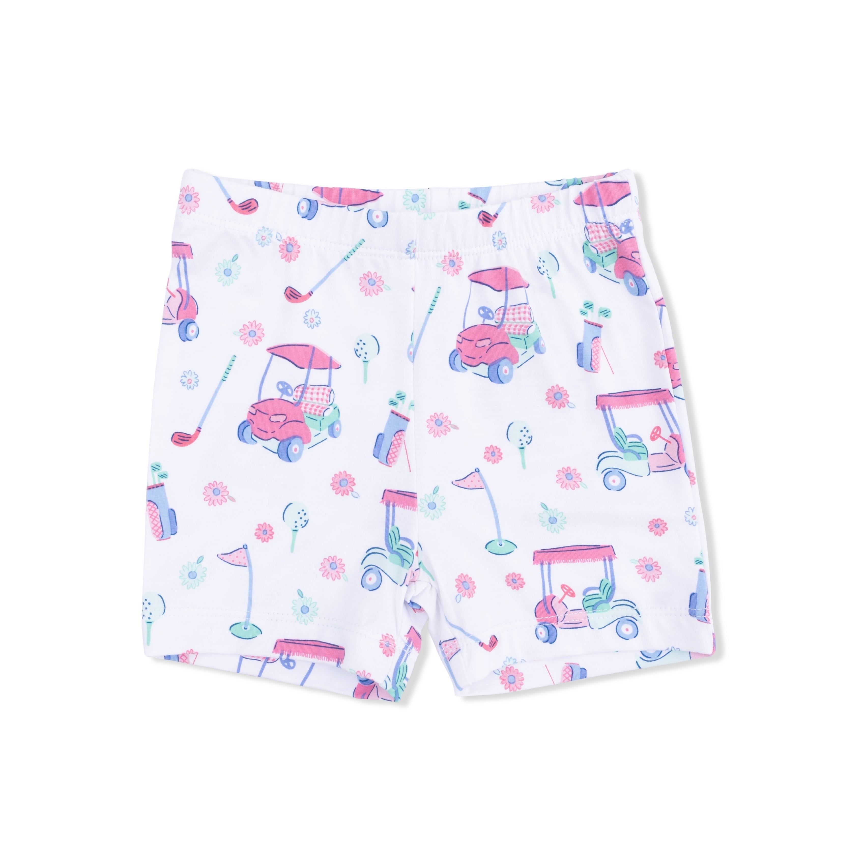 Golf Carts And Flowers - Loungewear Short Set