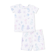 Floral Sea Creatures - Loungewear Short Set
