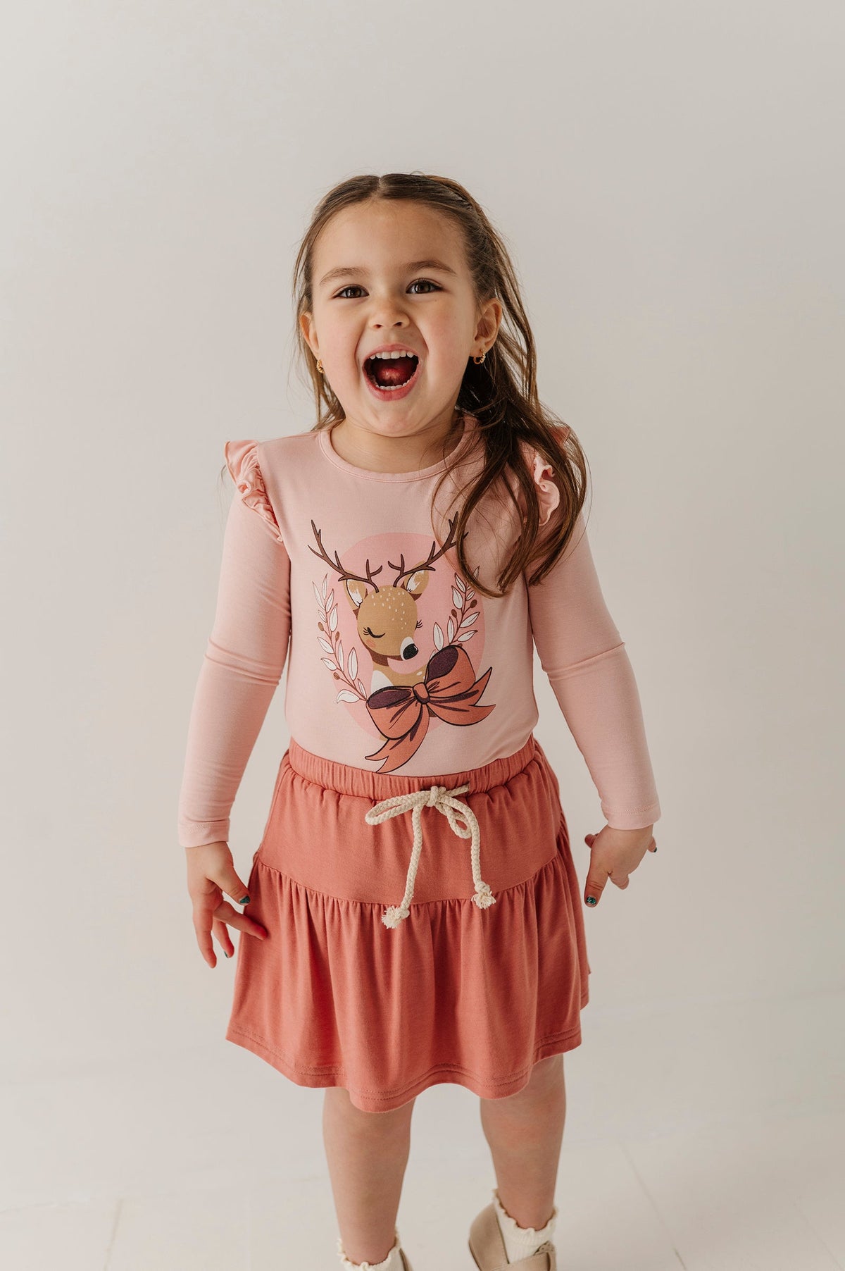 Girls Skort In Holly Dust