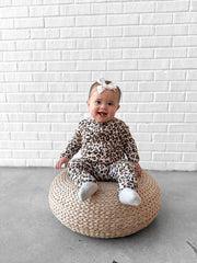 Leopard | Zip Romper