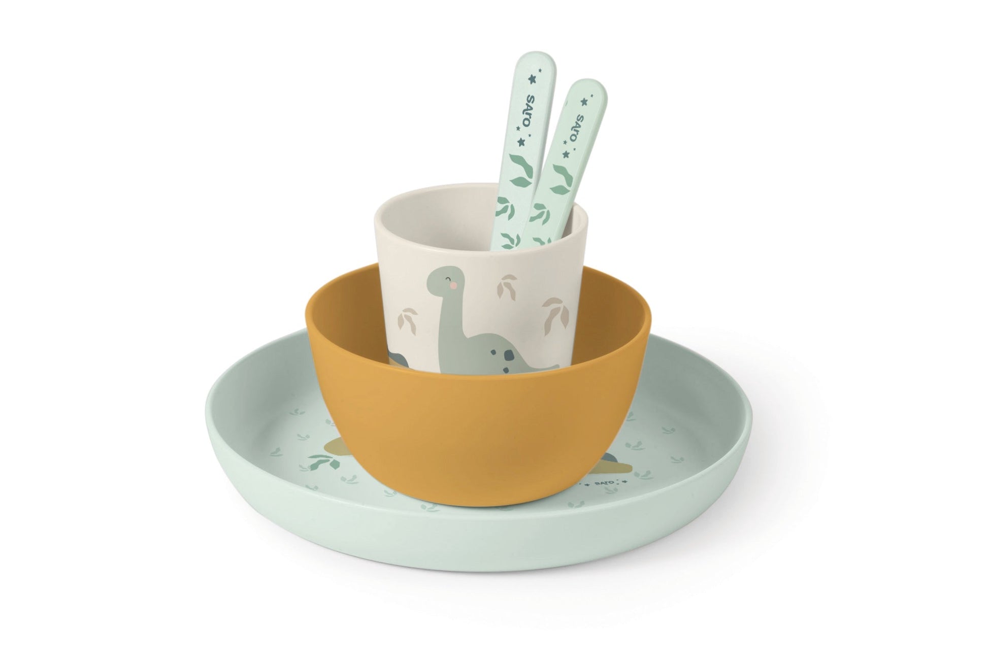 “Wild Dinos” 5 Piece Feeding Set