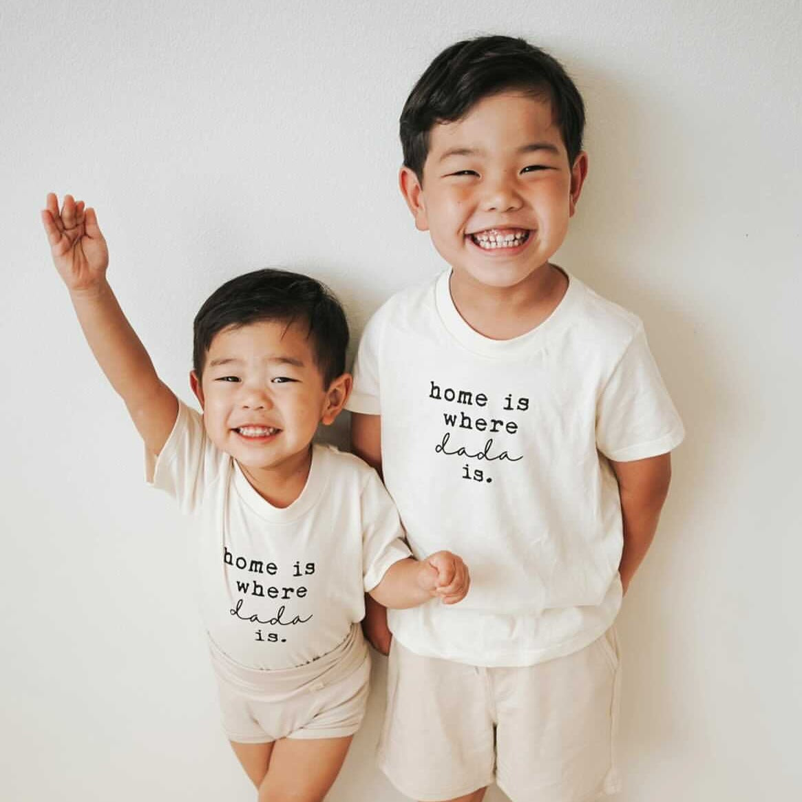 Home Is Where Dada Is - Organic Cotton Kids Tee