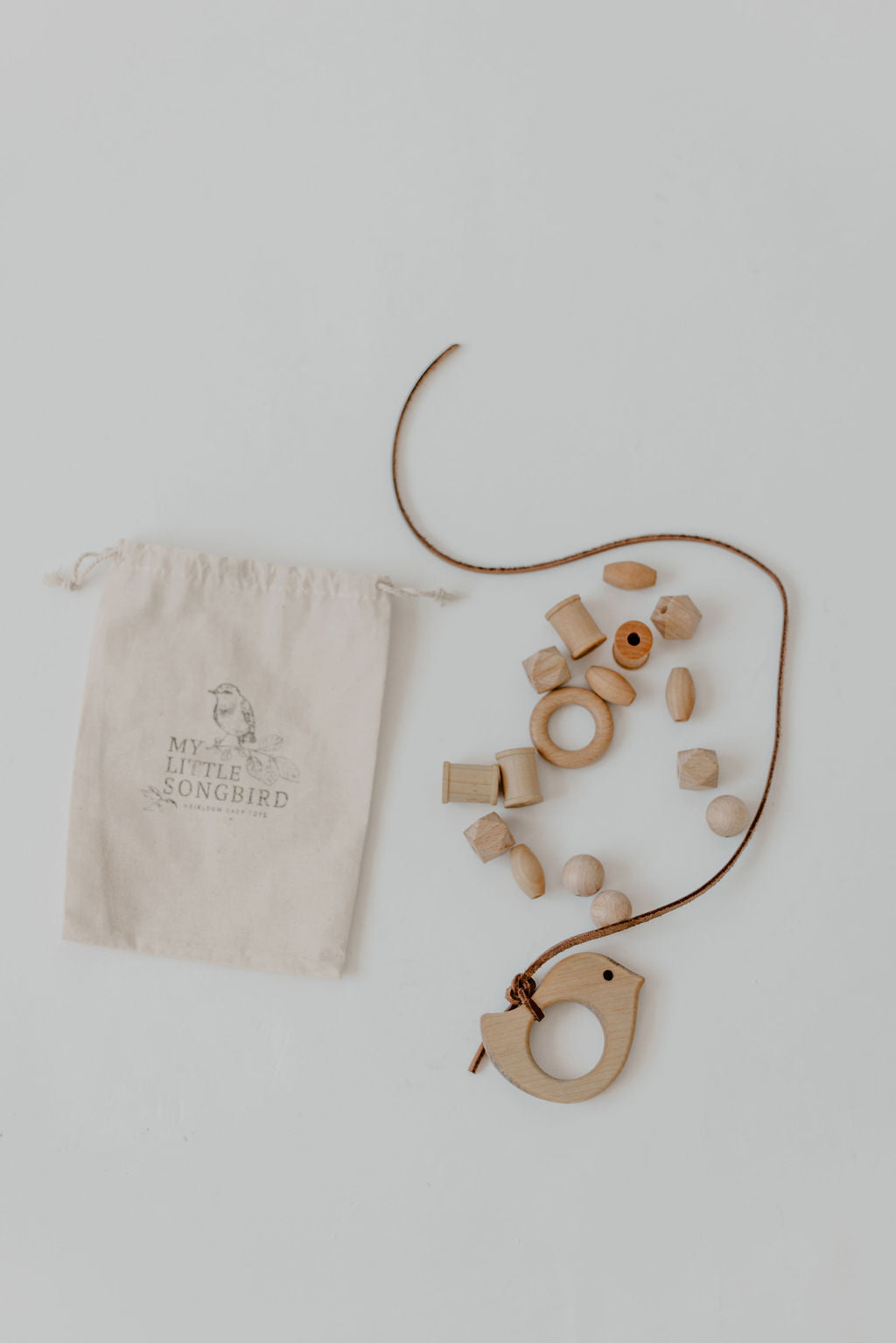 Diy Lacing Kit /wood And Leather Lacing Kit