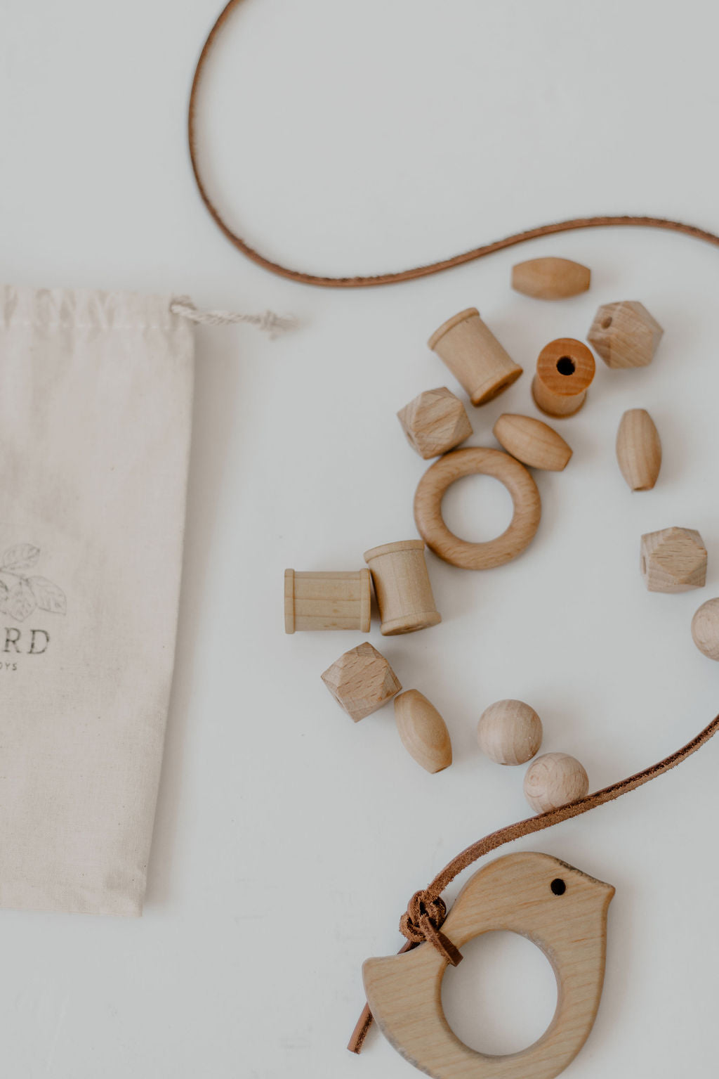 Diy Lacing Kit /wood And Leather Lacing Kit