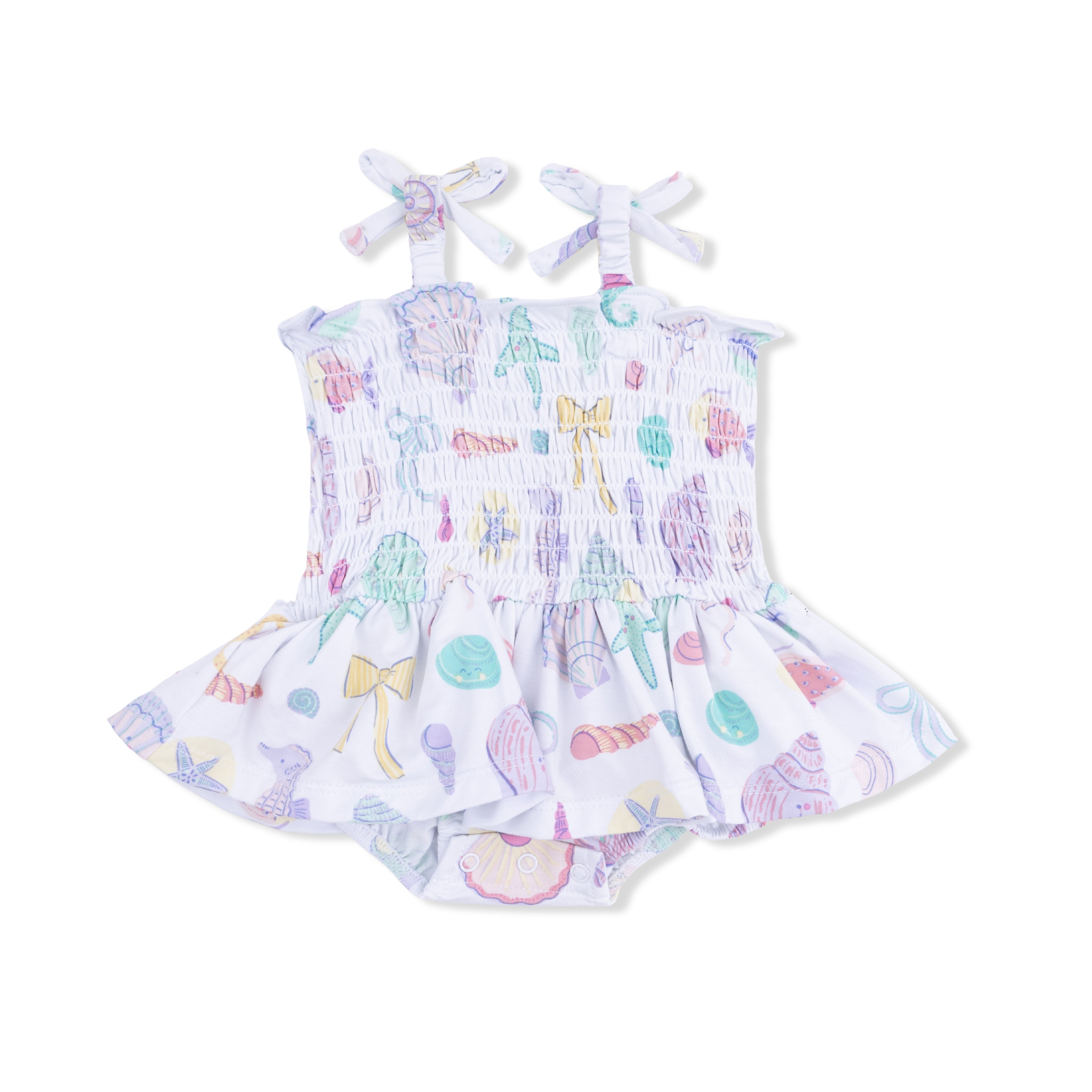Beach Days - Smocked Bubble With Skirt