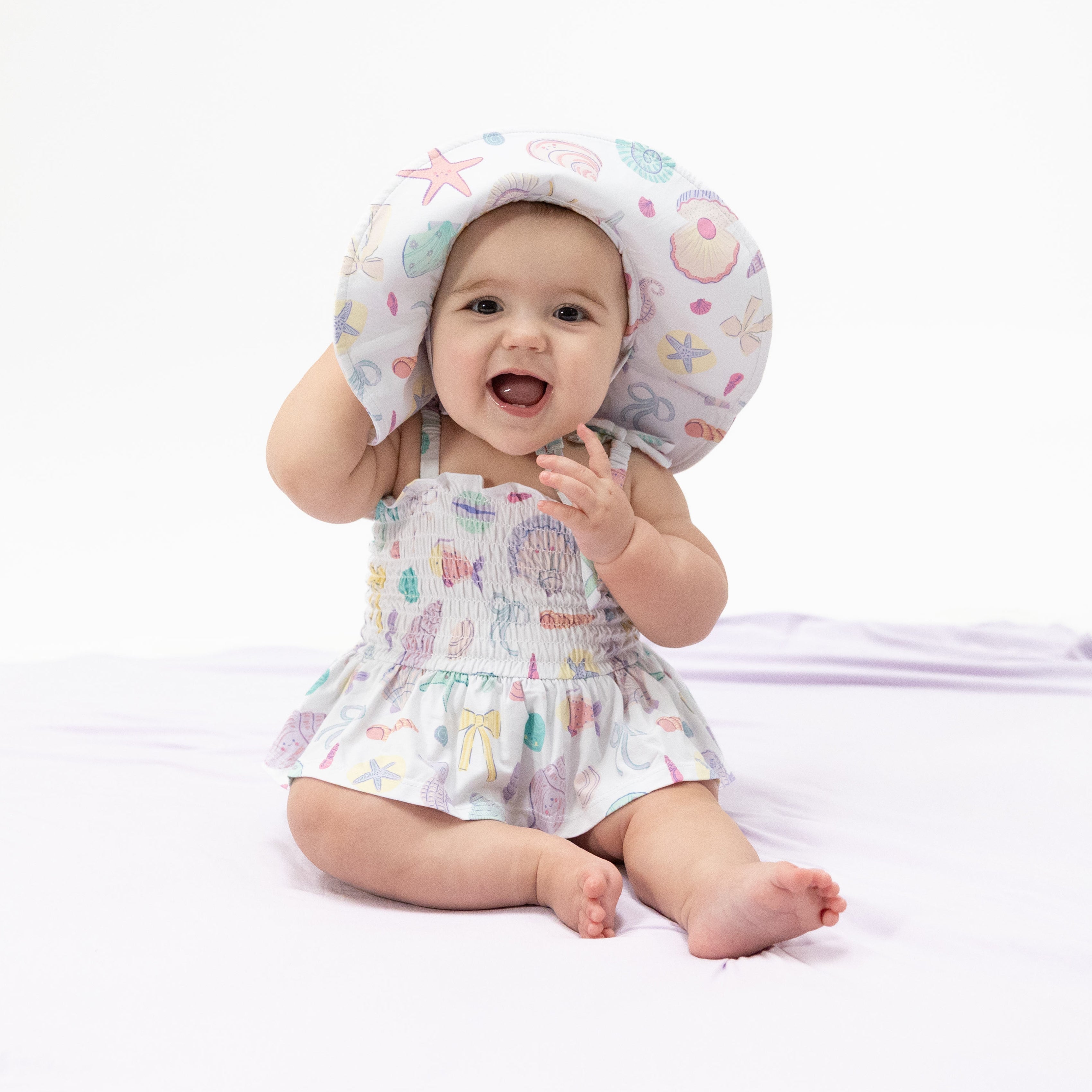 Beach Days - Smocked Bubble With Skirt