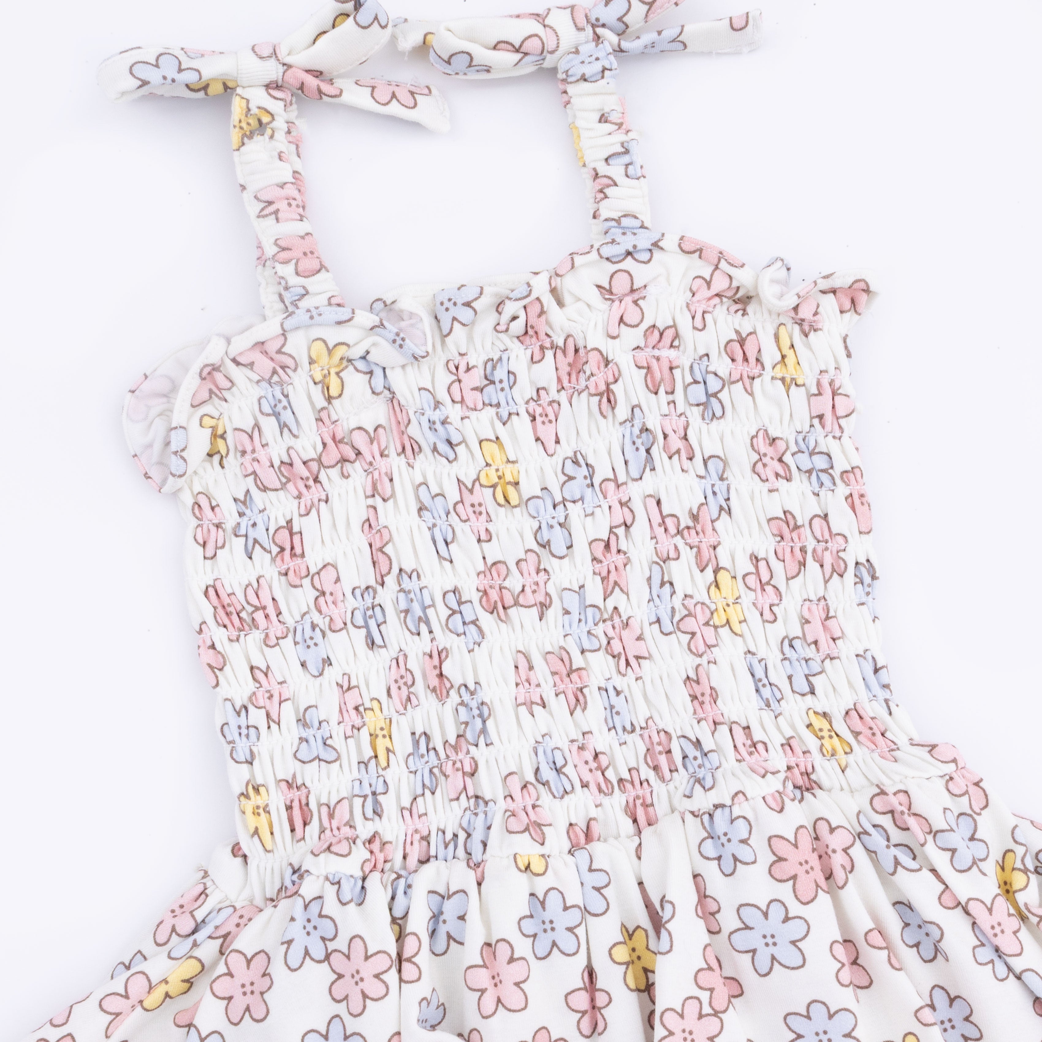 Sarah Floral - Smocked Bubble With Skirt
