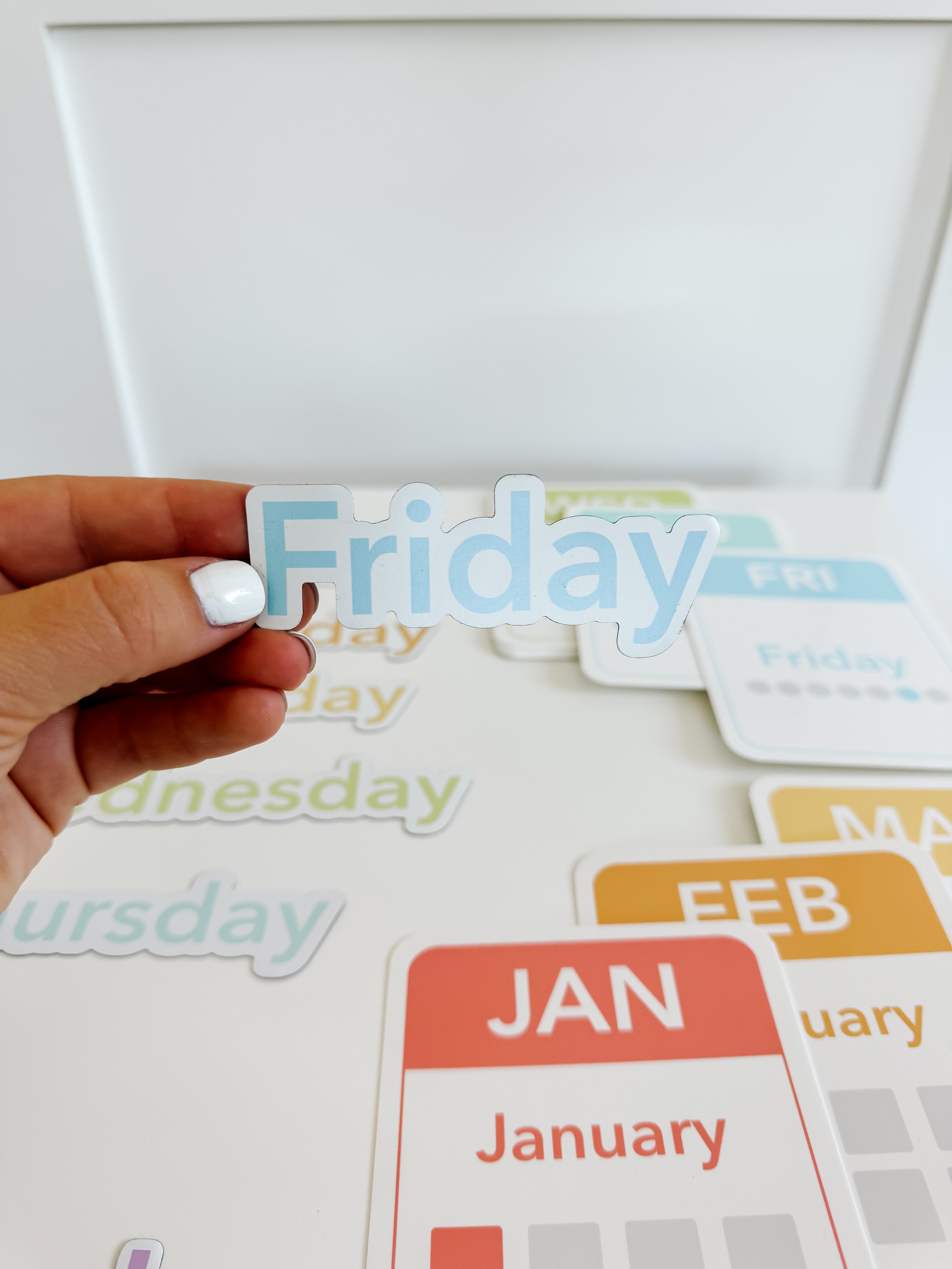 Days, Months, Seasons Flashcards And Magnets