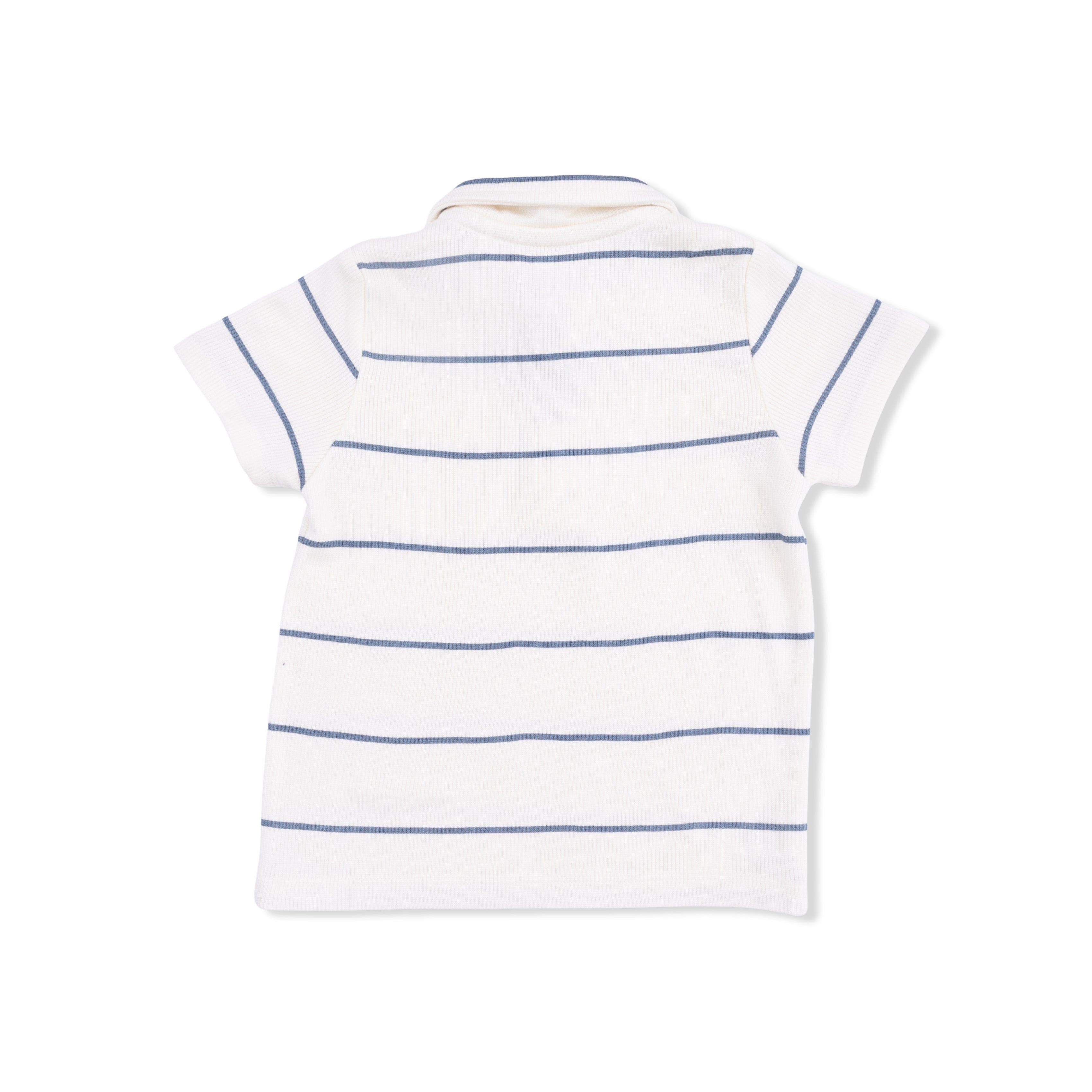 Vintage Stripe - Polo With Casual Short