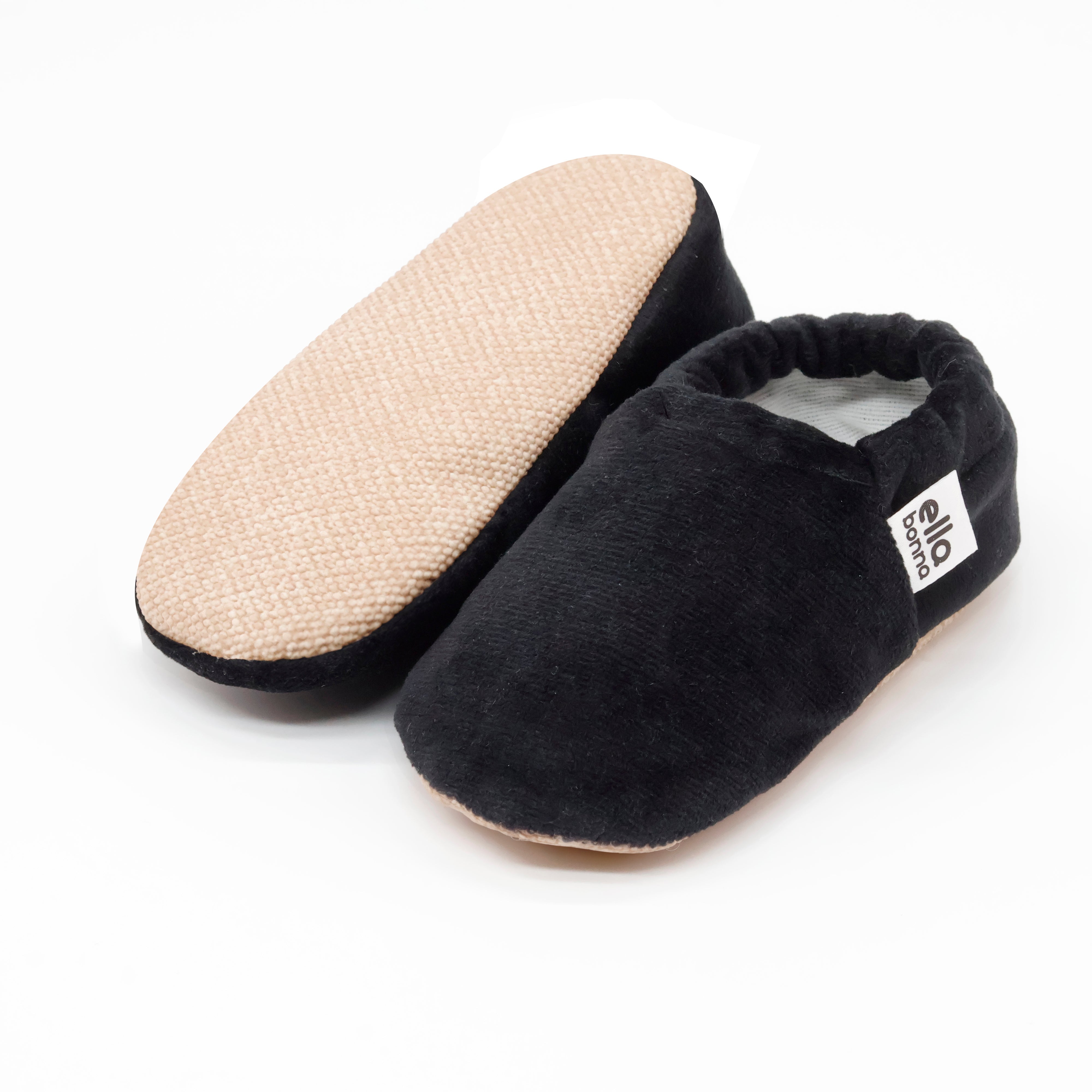 Organic Cotton Velvet Home Nursery Moccasin Shoes