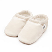 Organic Cotton Velvet Home Nursery Moccasin Shoes