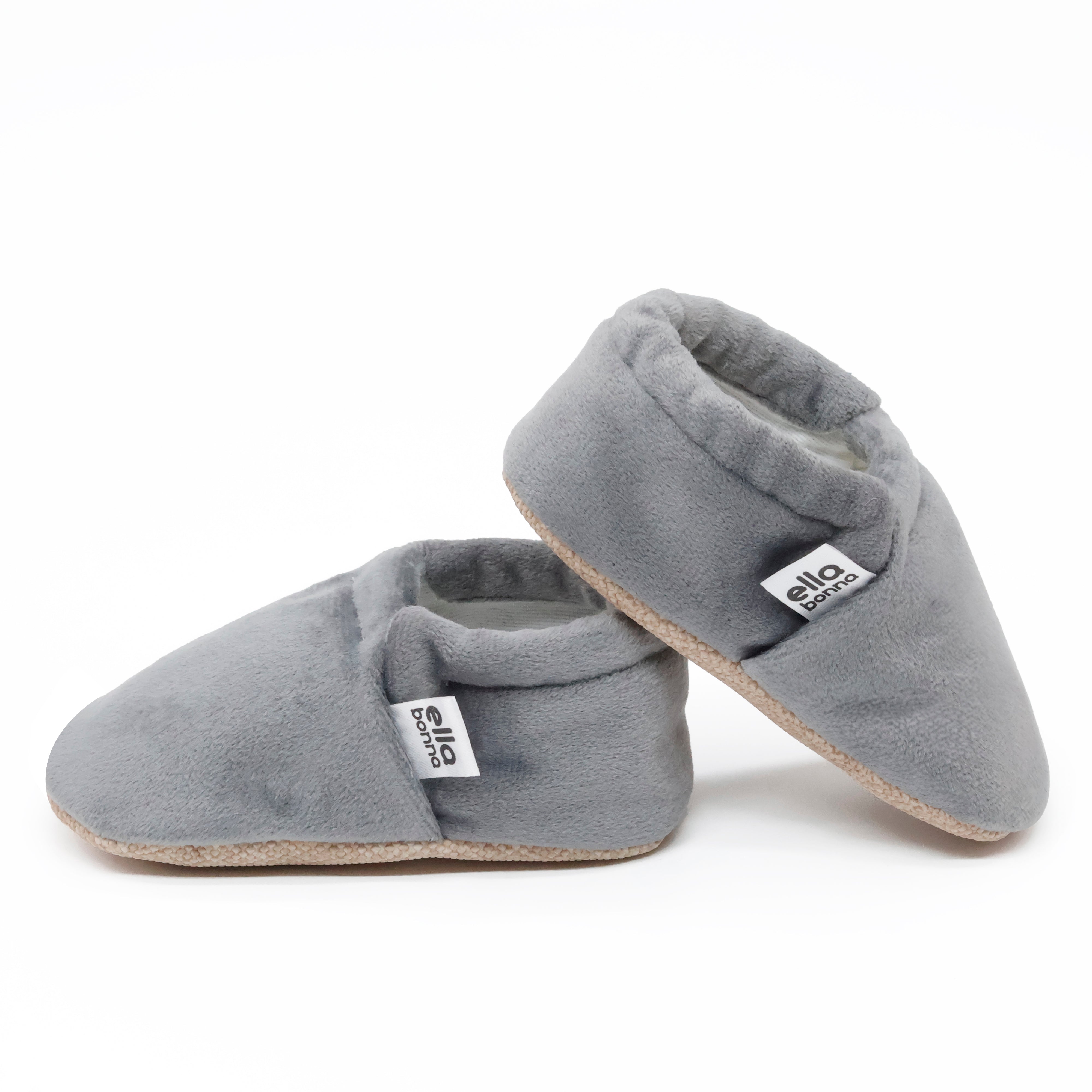 Organic Cotton Velvet Home Nursery Moccasin Shoes
