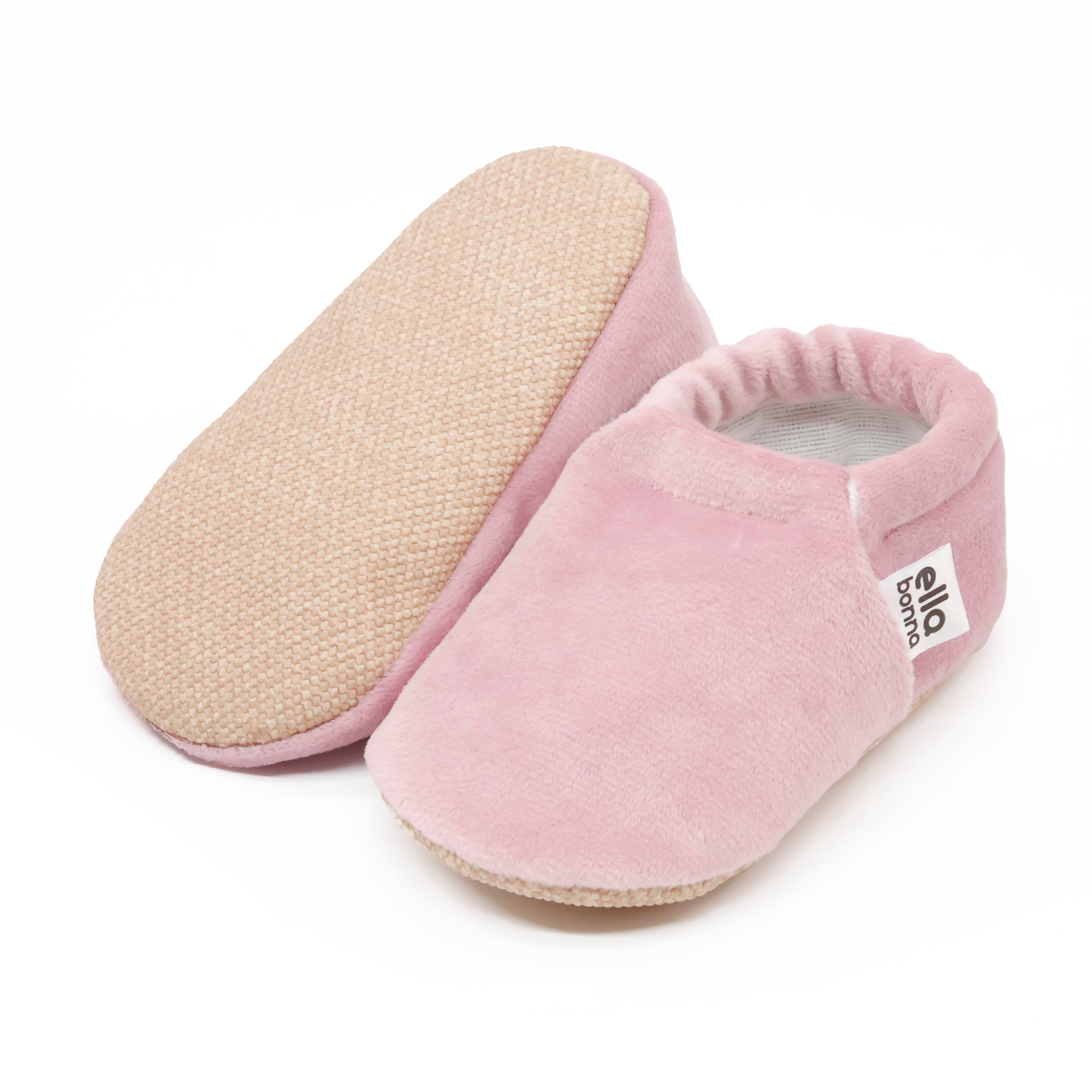 Organic Cotton Velvet Home Nursery Moccasin Shoes