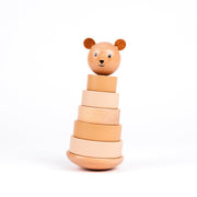 Wooden Pyramid Bear Marcel
