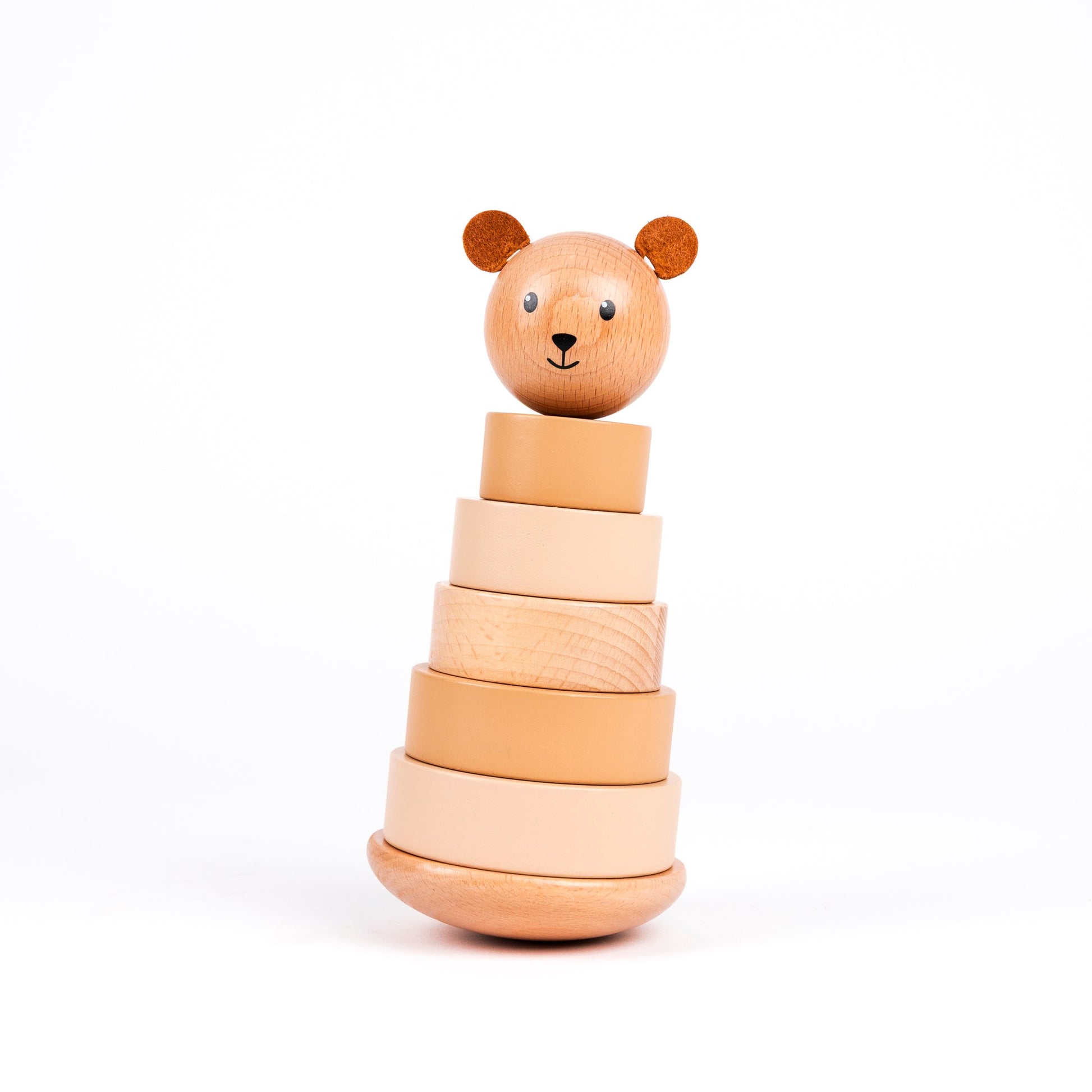 Wooden Pyramid Bear Marcel