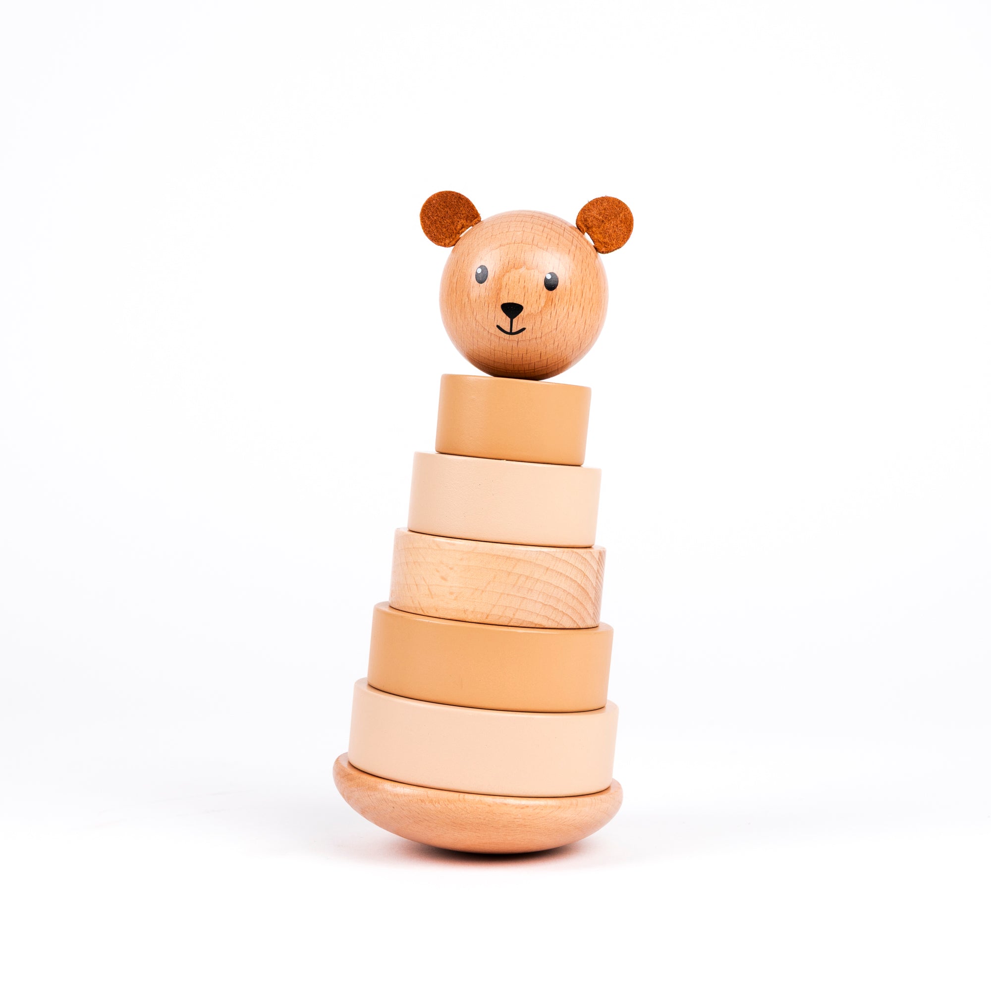 Wooden Pyramid Bear Marcel