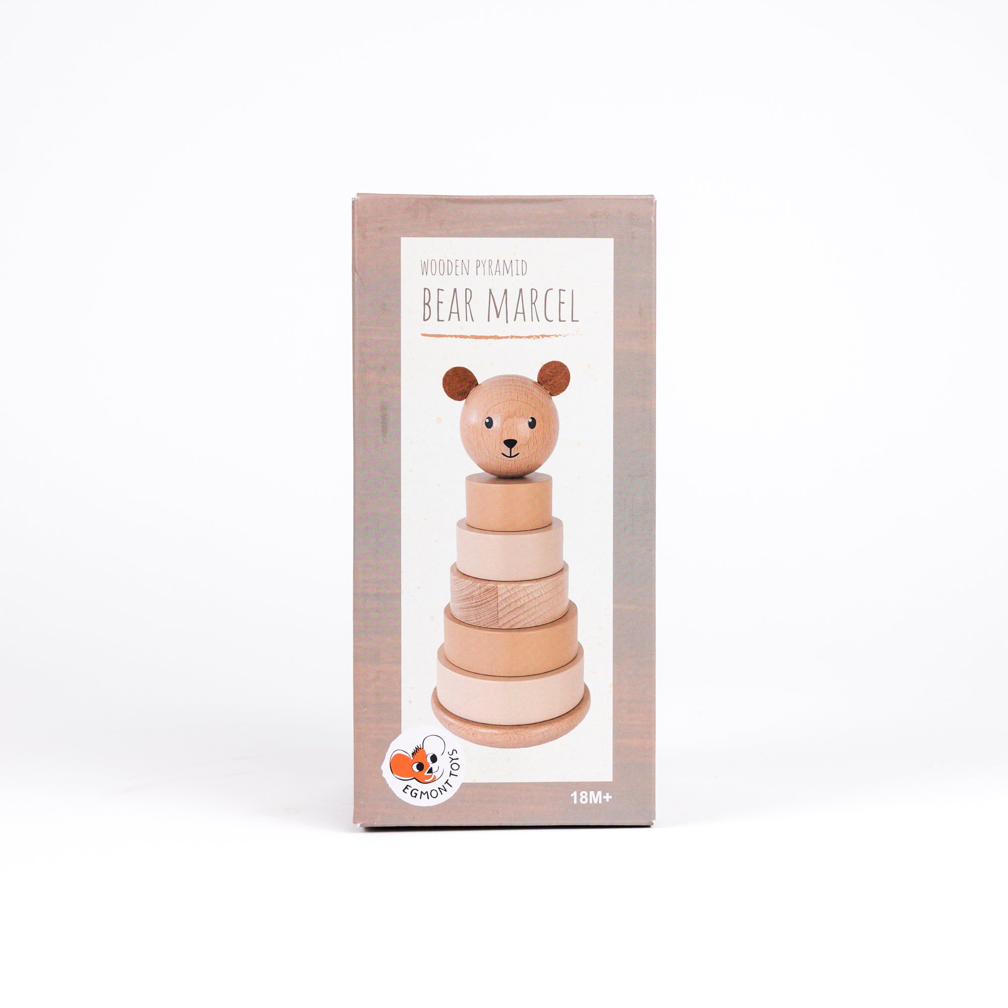 Wooden Pyramid Bear Marcel