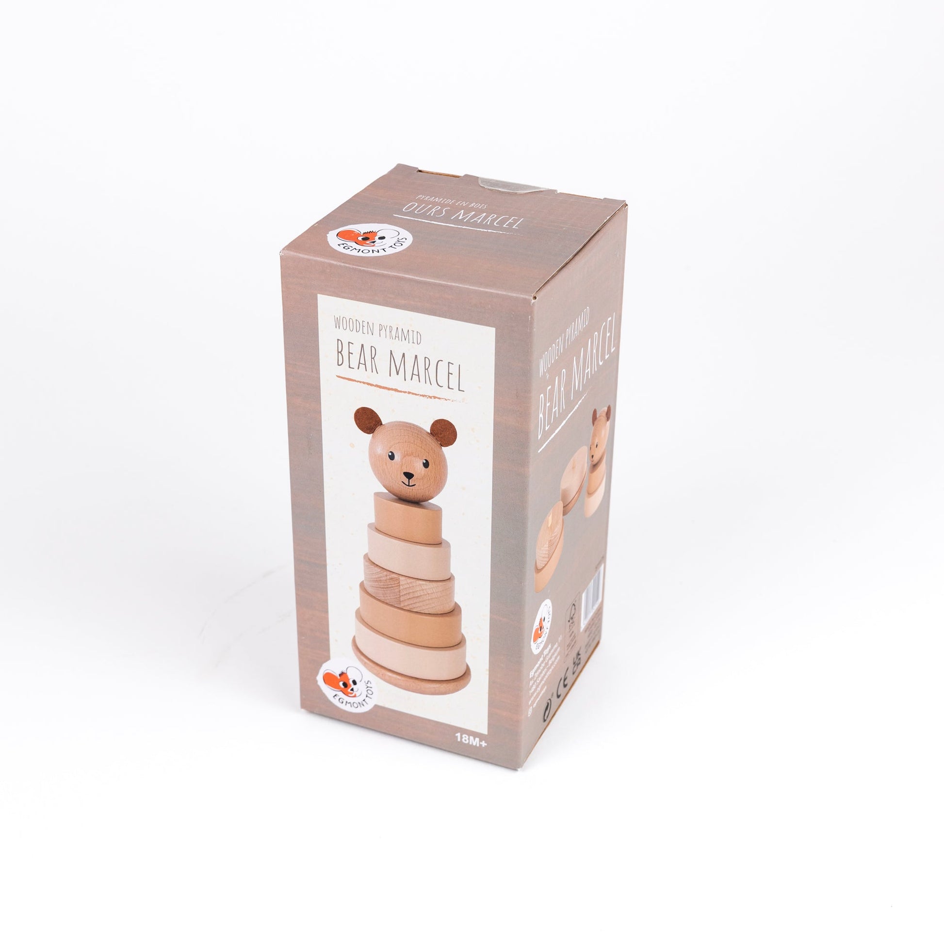 Wooden Pyramid Bear Marcel