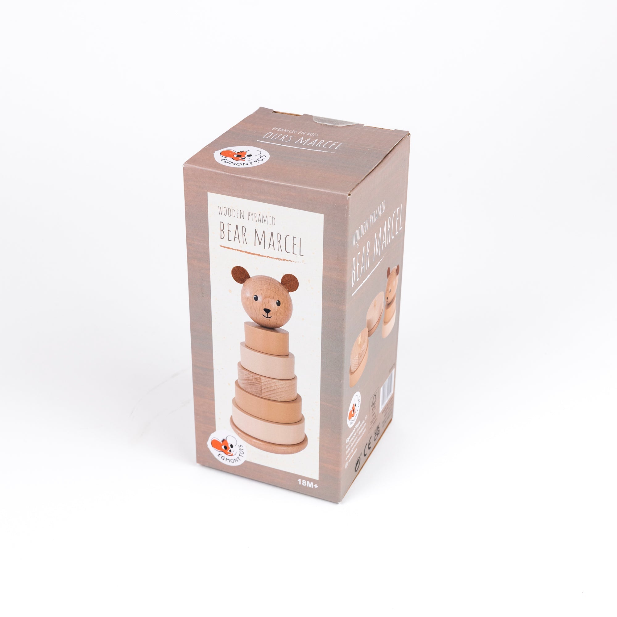 Wooden Pyramid Bear Marcel