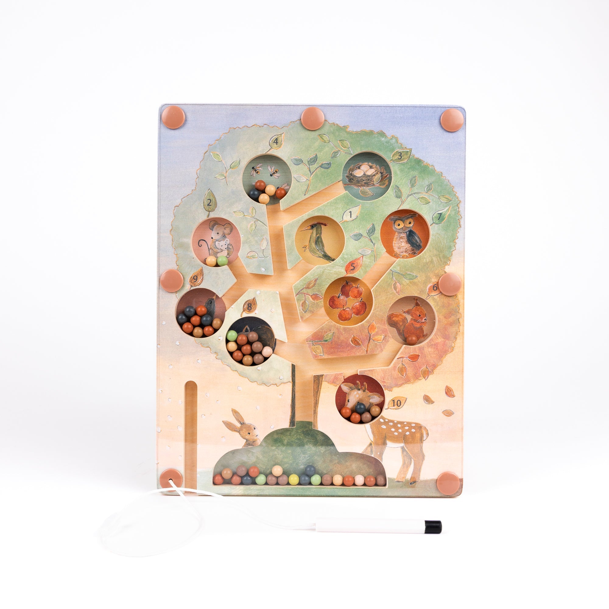 Large Magnetic Color Maze Tree