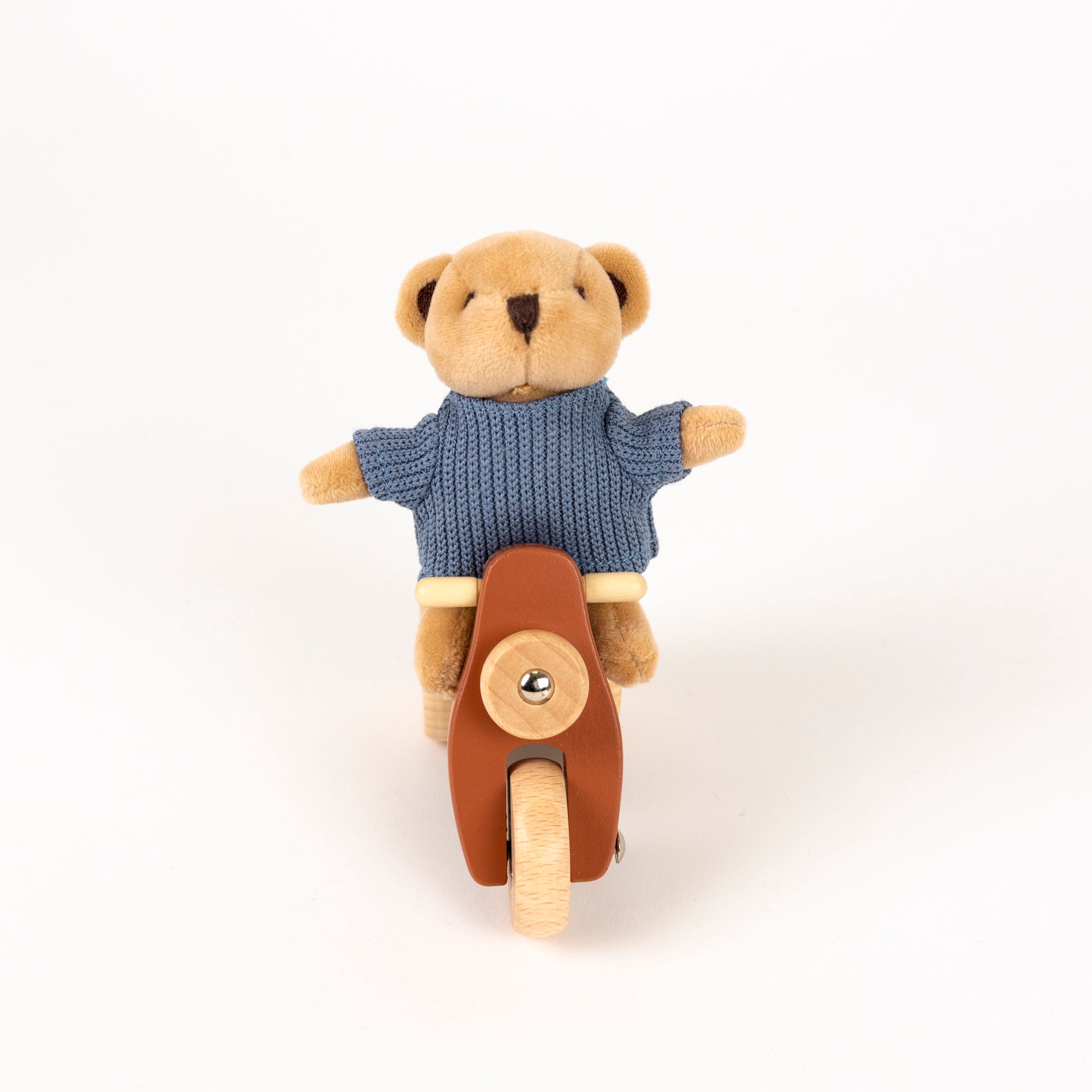 Alexis the Bear on a Vespa