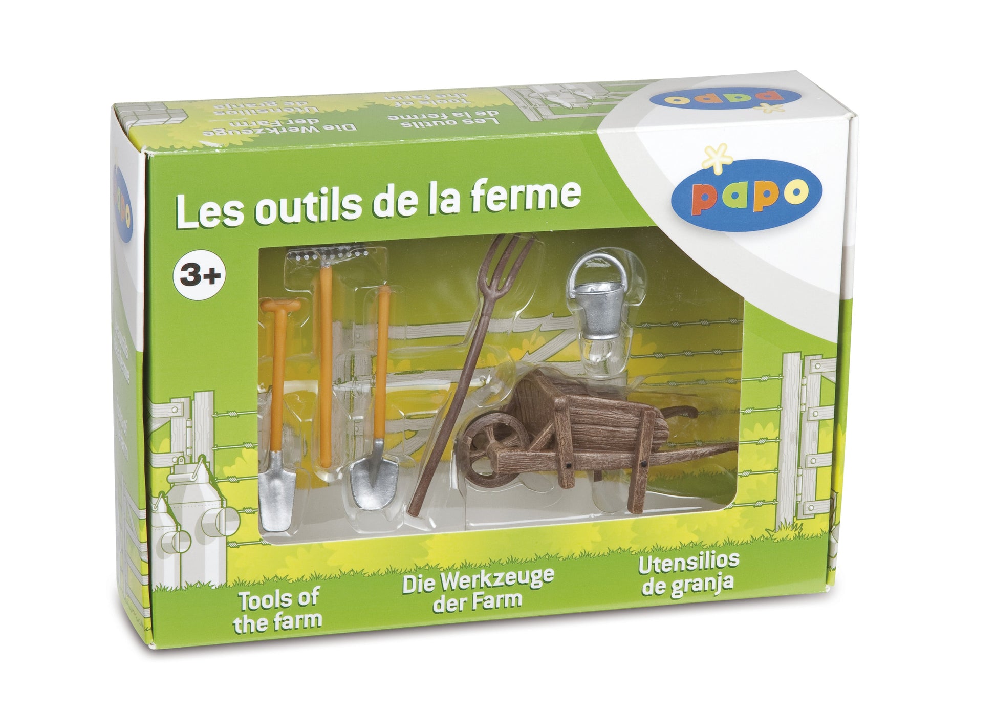 Papo France Wheelbarrow And Tools