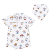 Cowdogs - Cowboy Shortie & Bandana Bib Set