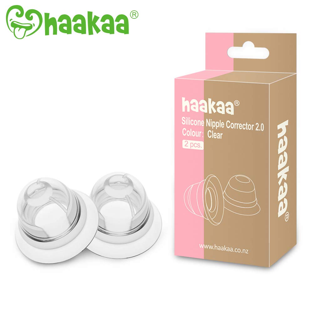 Haakaa Silicone Inverted Nipple Aspirators, 2 Pk